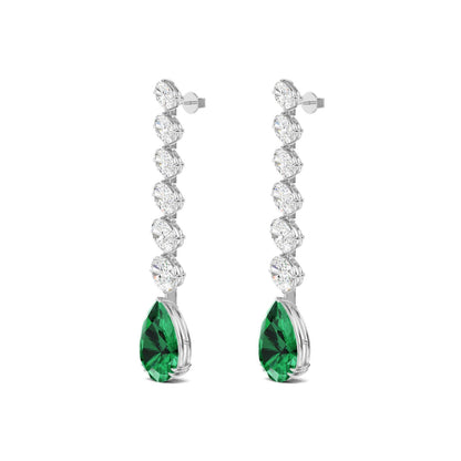 White Gold / 32.03ct Lab Grown Diamond Earrings