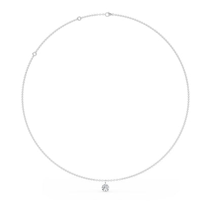 White Gold / Lab Grown Diamond Necklace