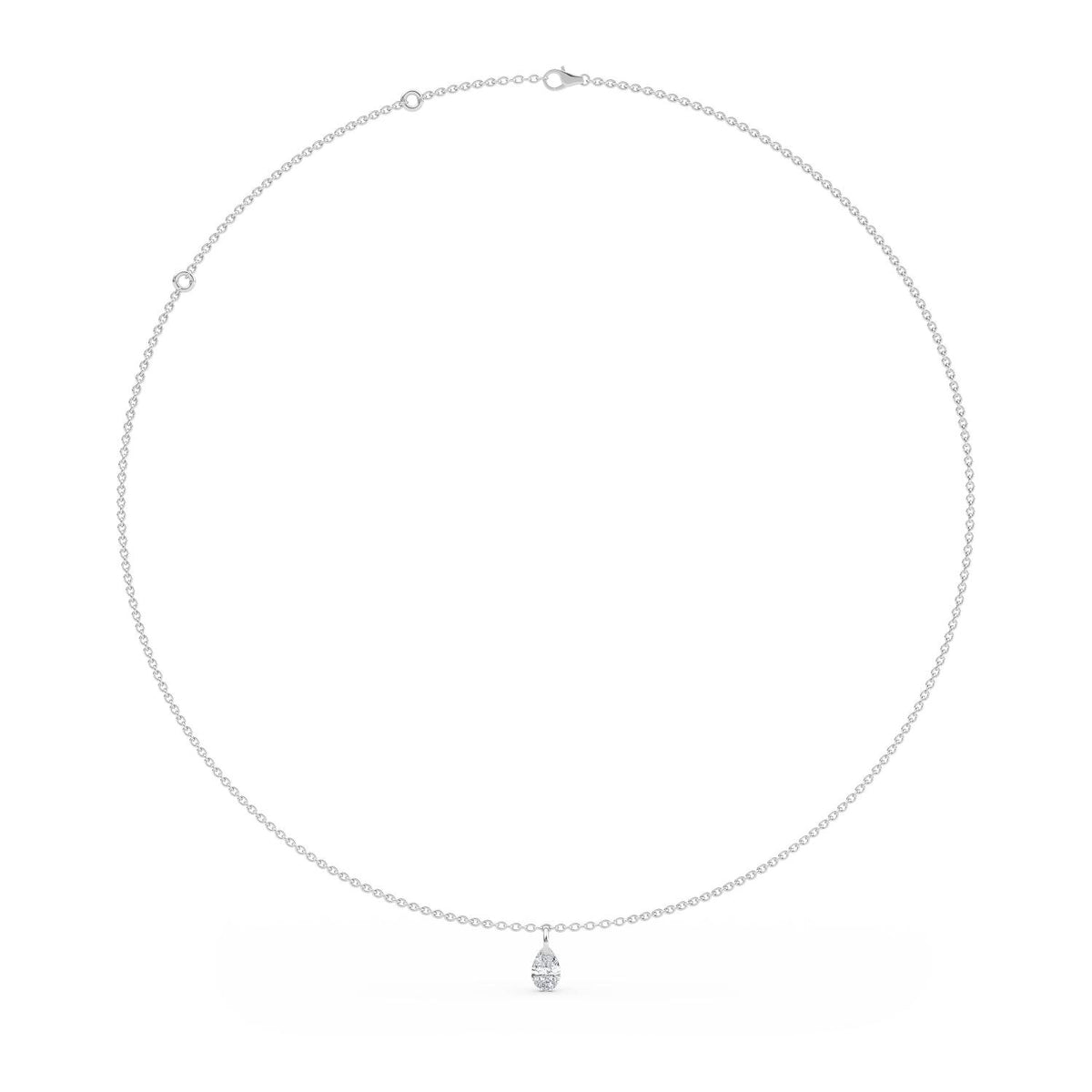 White Gold / 0.78ct Lab Grown Diamond Necklace