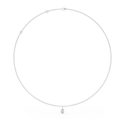 White Gold / 0.78ct Lab Grown Diamond Necklace