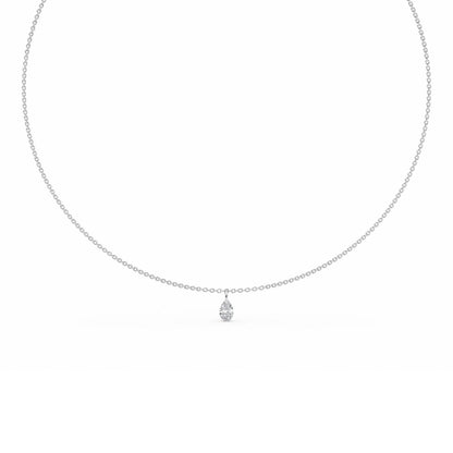 White Gold / 0.78ct Lab Grown Diamond Necklace