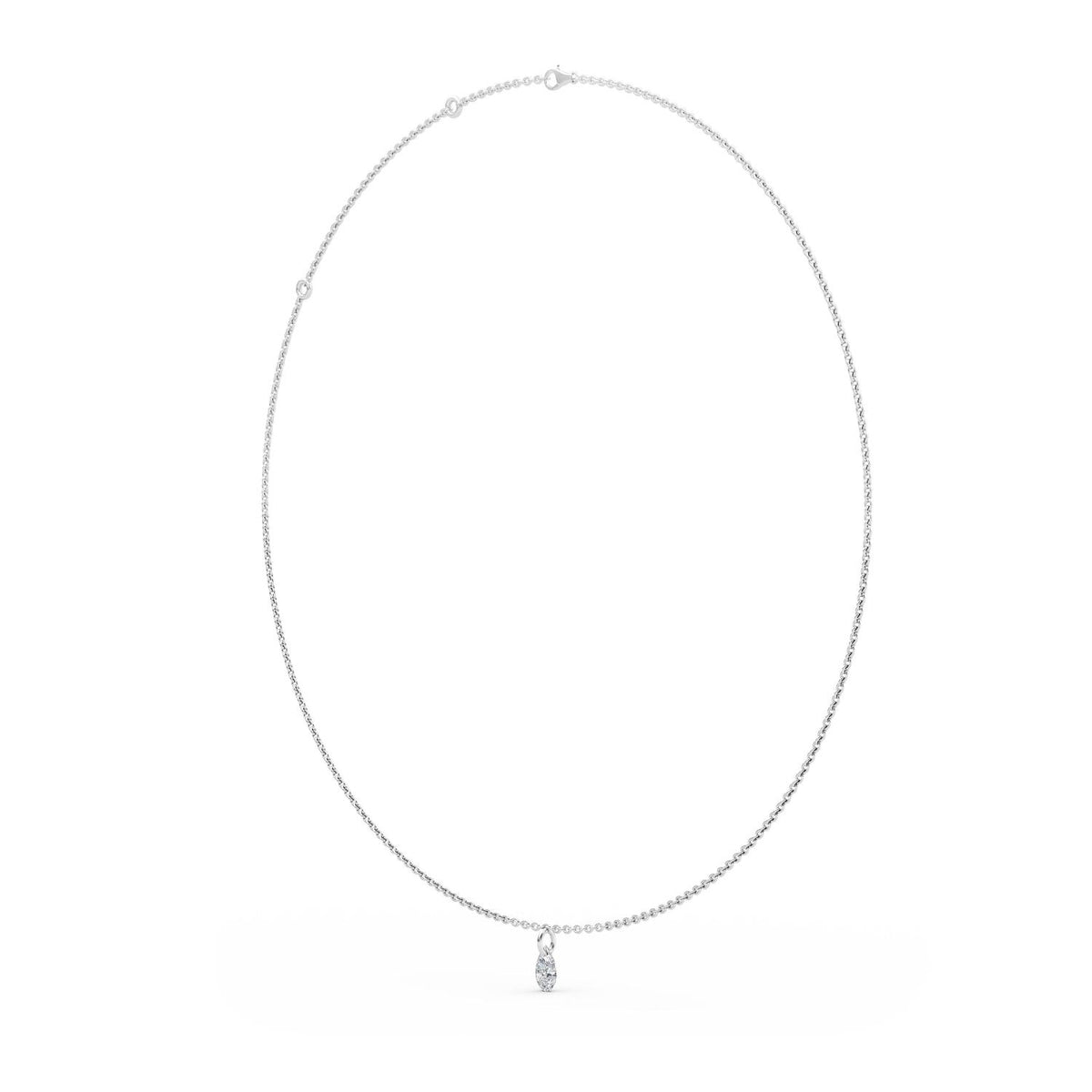 White Gold / 0.78ct Lab Grown Diamond Necklace