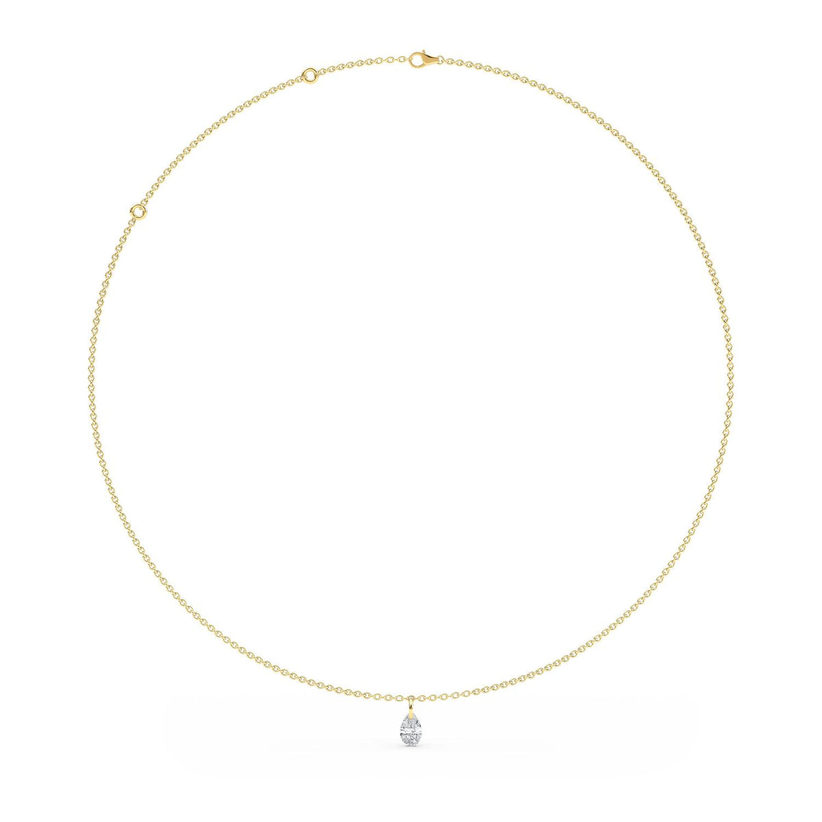 Yellow Gold / 0.78ct Lab Grown Diamond Necklace