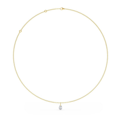 Yellow Gold / 0.78ct Lab Grown Diamond Necklace