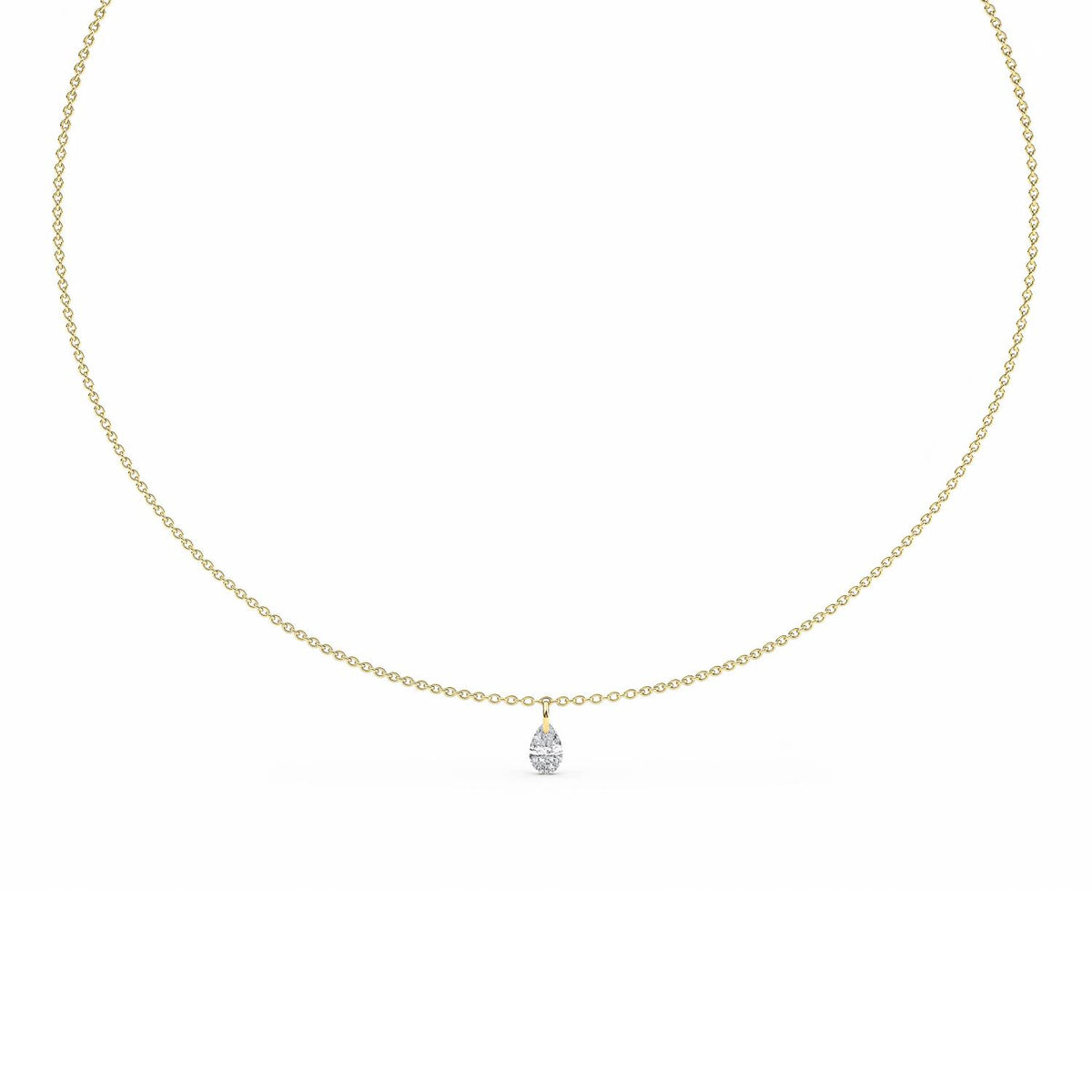 Yellow Gold / 0.78ct Lab Grown Diamond Necklace