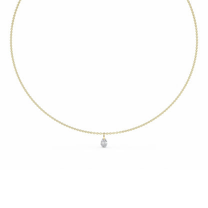Yellow Gold / 0.78ct Lab Grown Diamond Necklace