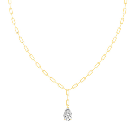 Yellow Gold / 5.07ct Lab Grown Diamond Necklace