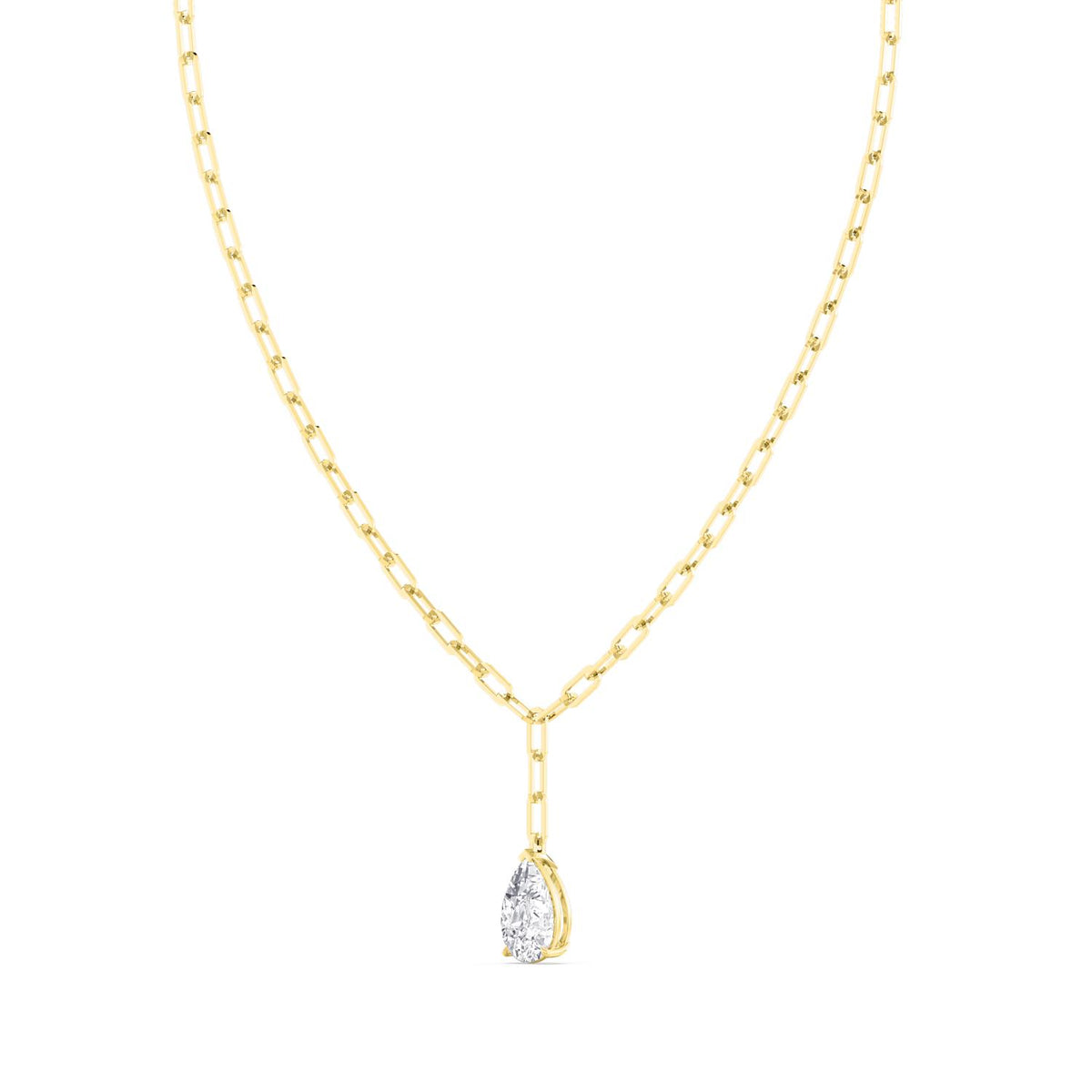 Yellow Gold / 5.07ct Lab Grown Diamond Necklace