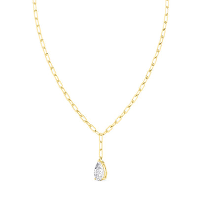 Yellow Gold / 5.07ct Lab Grown Diamond Necklace