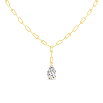 Yellow Gold / 5.07ct Lab Grown Diamond Necklace