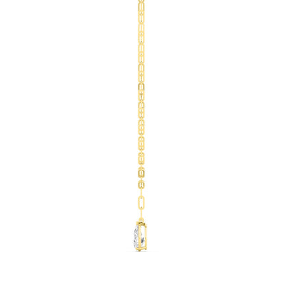 Yellow Gold / 5.07ct Lab Grown Diamond Necklace