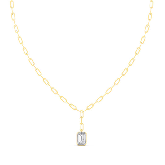 Yellow Gold / 5.05ct Lab Grown Diamond Necklace