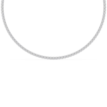 White Gold / 21.04ct Lab Grown Diamond Tennis Necklace