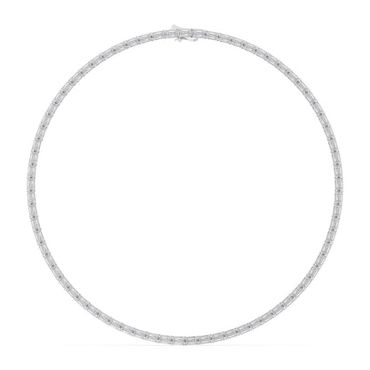 White Gold / 25.70ct Lab Grown Diamond Tennis Necklace