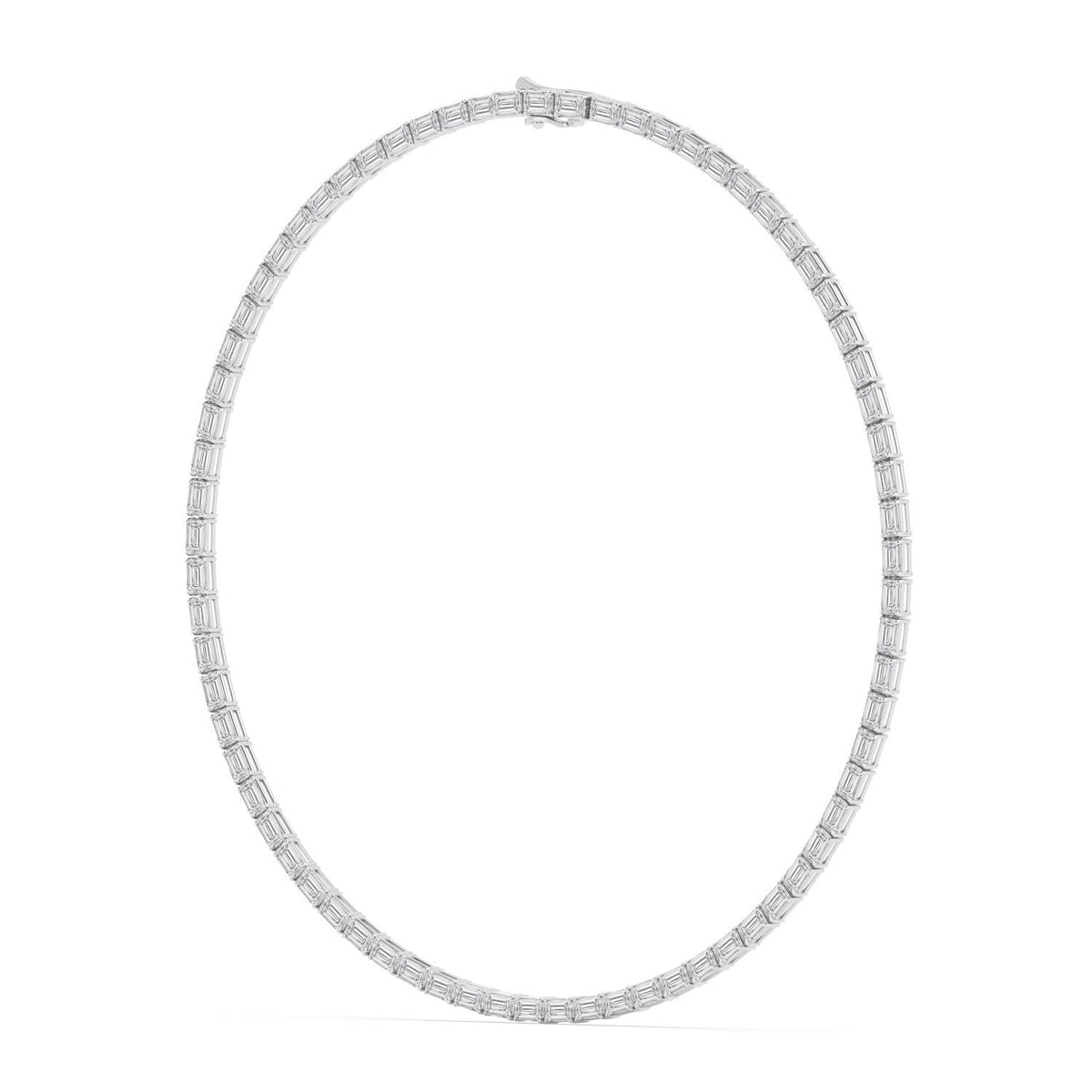 White Gold / 25.70ct Lab Grown Diamond Tennis Necklace