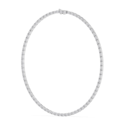 White Gold / 38.00ct Lab Grown Diamond Tennis Necklace