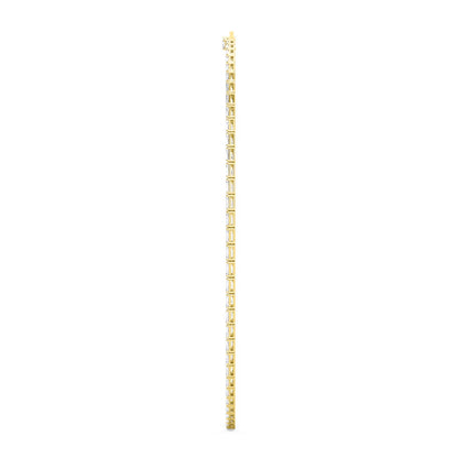 Yellow Gold / 38.00ct Lab Grown Diamond Tennis Necklace