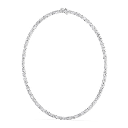 White Gold / 25.90ct Lab Grown Diamond Tennis Necklace