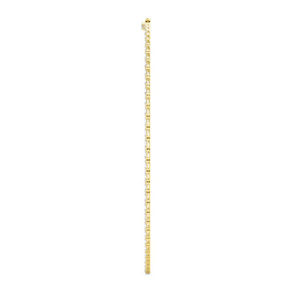 Yellow Gold / 37.60ct Lab Grown Diamond Tennis Necklace