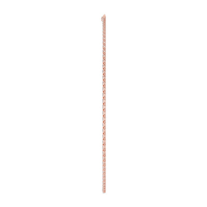 Rose Gold / 11.73ct Lab Grown Diamond Tennis Necklace