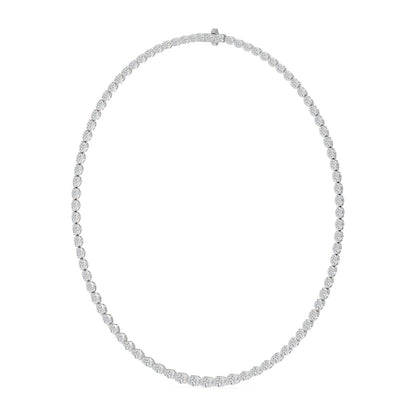 White Gold / 11.73ct Lab Grown Diamond Tennis Necklace