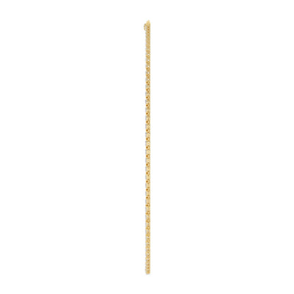 Yellow Gold / 11.73ct Lab Grown Diamond Tennis Necklace