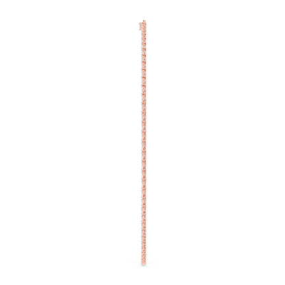 Rose Gold / 22.93ct Lab Grown Diamond Tennis Necklace