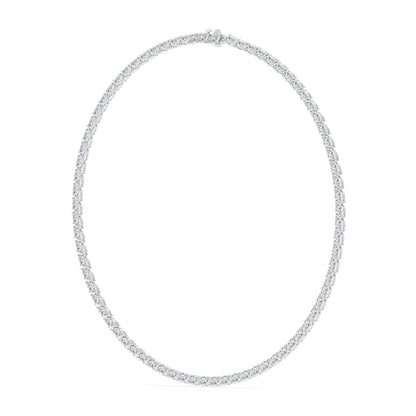 White Gold / 22.93ct Lab Grown Diamond Tennis Necklace