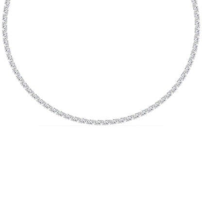 White Gold / 22.93ct Lab Grown Diamond Tennis Necklace