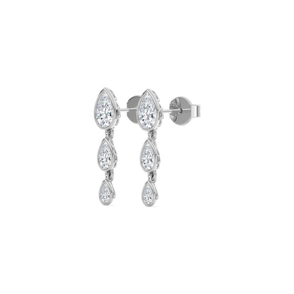 White Gold / 1.76ct Lab Grown Diamond Earrings