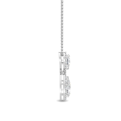 White Gold / 1.28ct Lab Grown Diamond Pendant