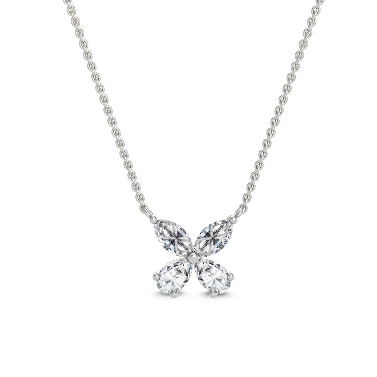 White Gold / 0.76ct Lab Grown Diamond Pendant