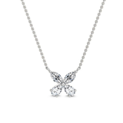 White Gold / 0.76ct Lab Grown Diamond Pendant