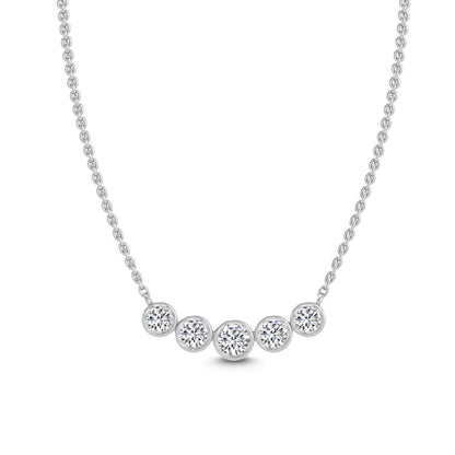 White Gold / 0.37ct Lab Grown Diamond Pendant