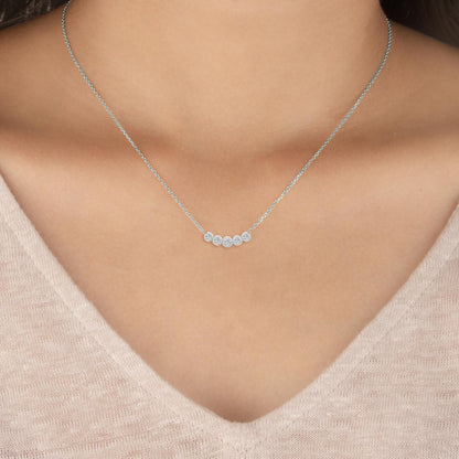 White Gold / 0.37ct Lab Grown Diamond Pendant