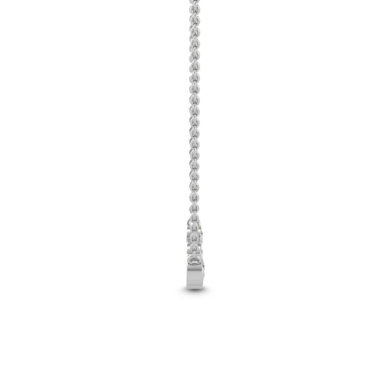 White Gold / 0.37ct Lab Grown Diamond Pendant