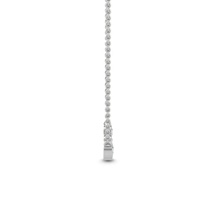 White Gold / 0.37ct Lab Grown Diamond Pendant