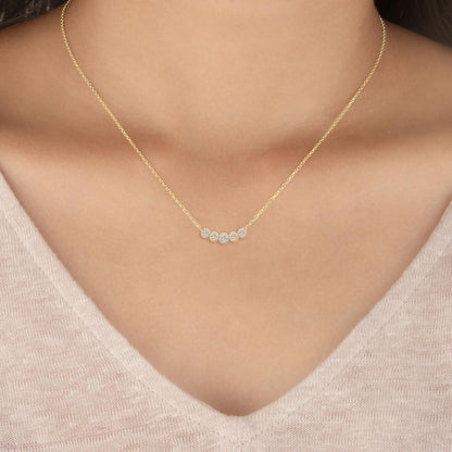 Yellow Gold / 0.37ct Lab Grown Diamond Pendant