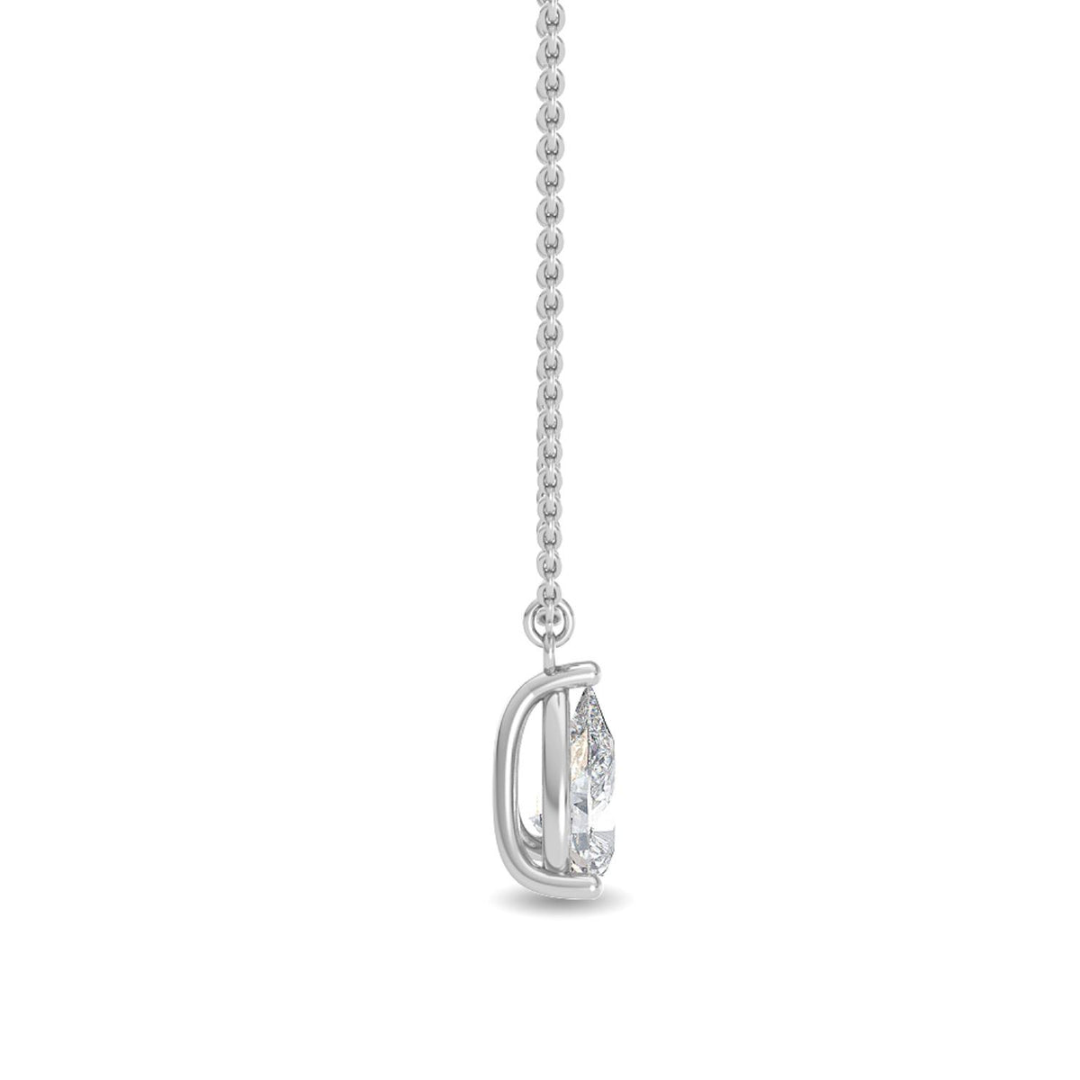 White Gold / 1.04ct Lab Grown Diamond Pendant
