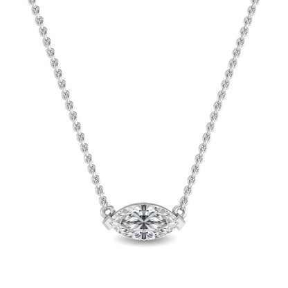 White Gold / 0.63ct Lab Grown Diamond Pendant
