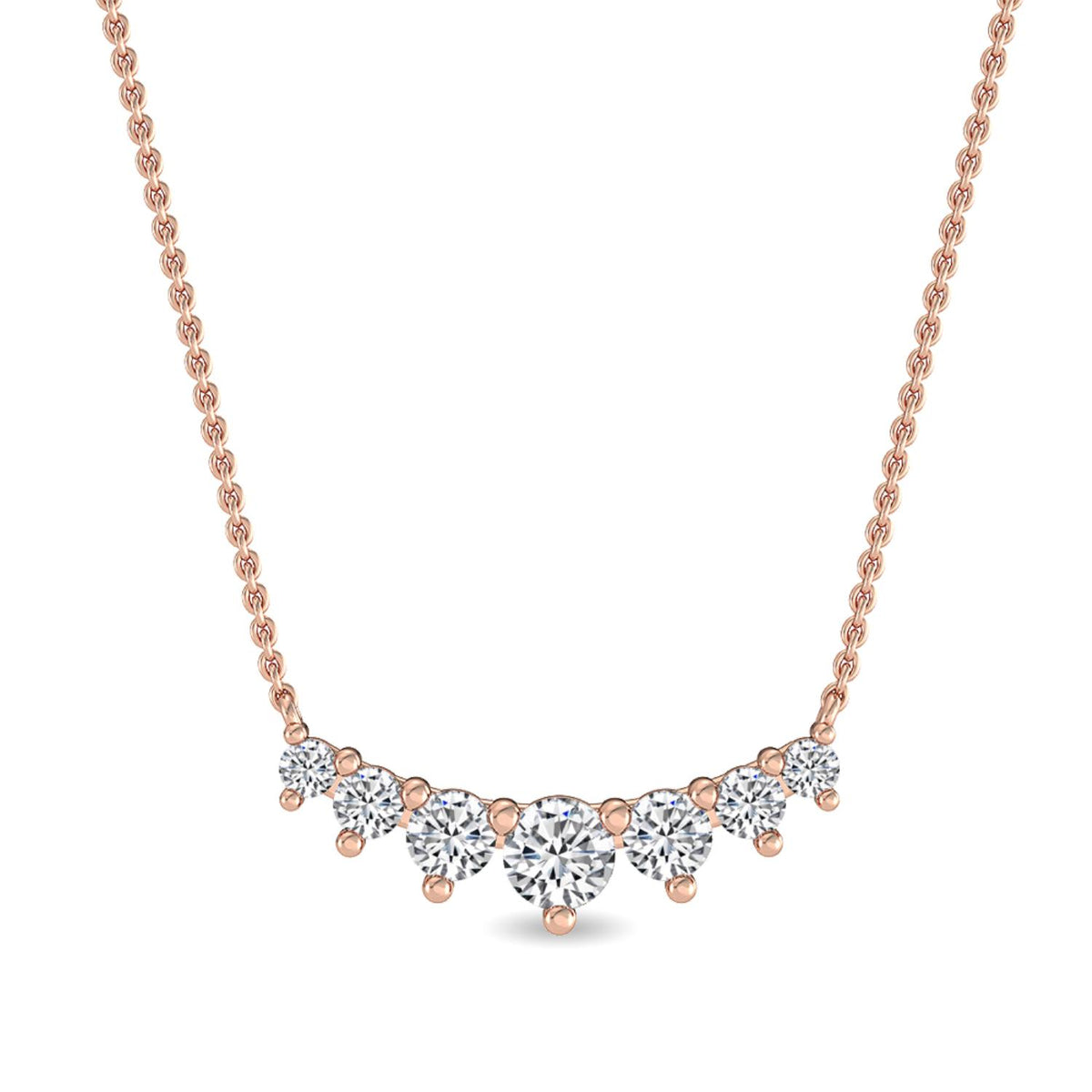 Rose Gold / Lab Grown Diamond Pendant
