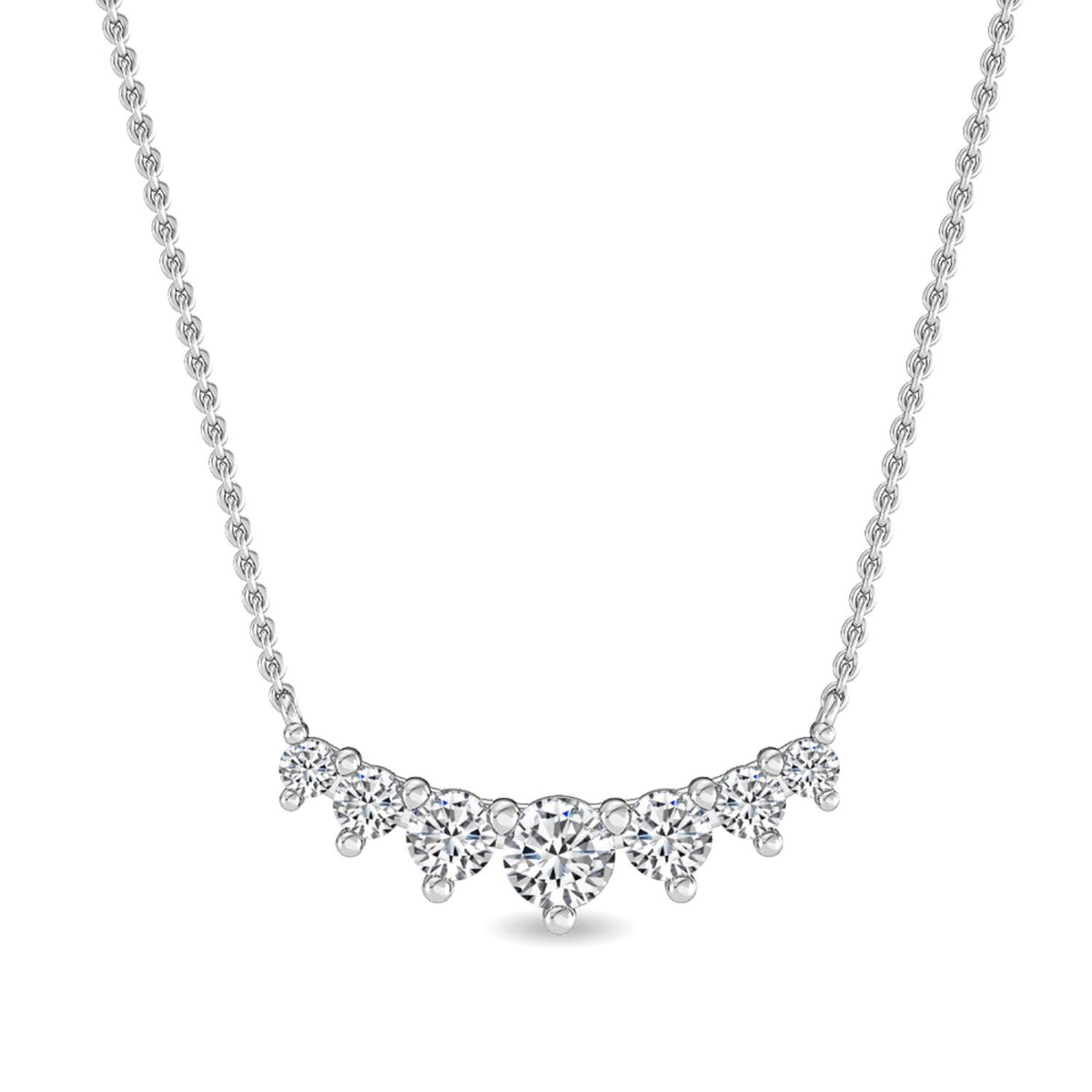 White Gold / Lab Grown Diamond Pendant
