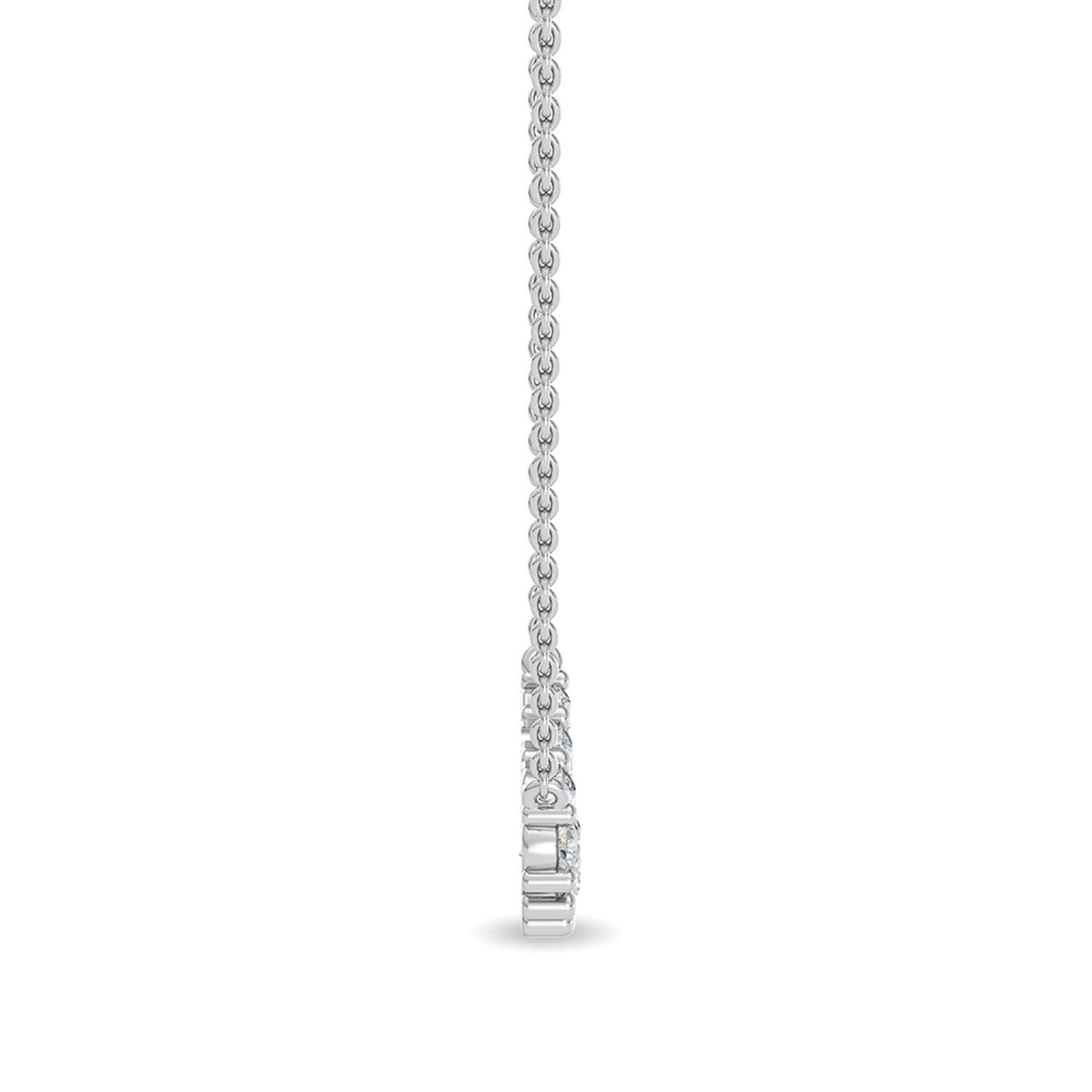 White Gold / Lab Grown Diamond Pendant