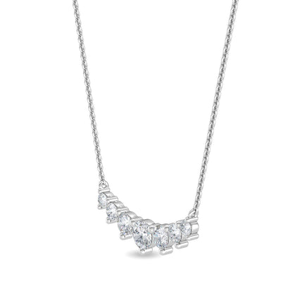 White Gold / Lab Grown Diamond Pendant