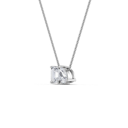 White Gold / 0.91ct Lab Grown Diamond Pendant
