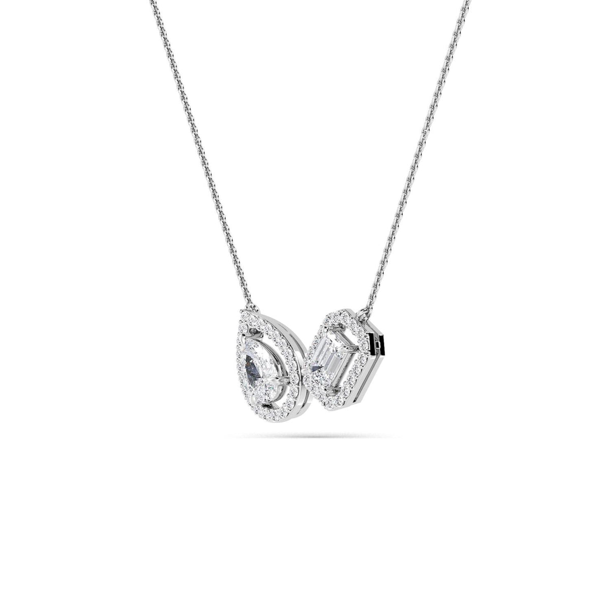 White Gold / 1.36ct Lab Grown Diamond Pendant