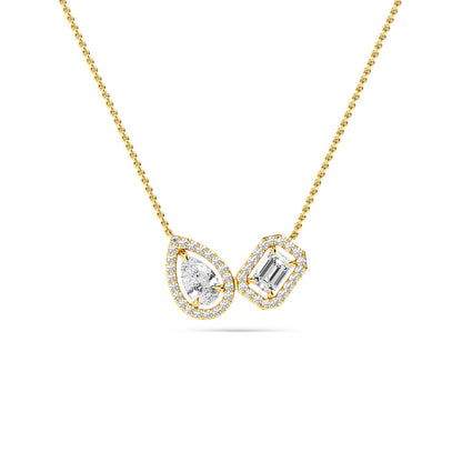 Yellow Gold / 1.36ct Lab Grown Diamond Pendant
