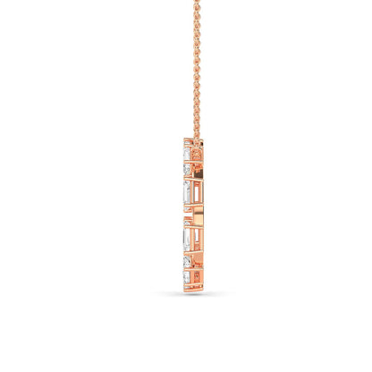 Rose Gold / 2.50ct Lab Grown Diamond Pendant