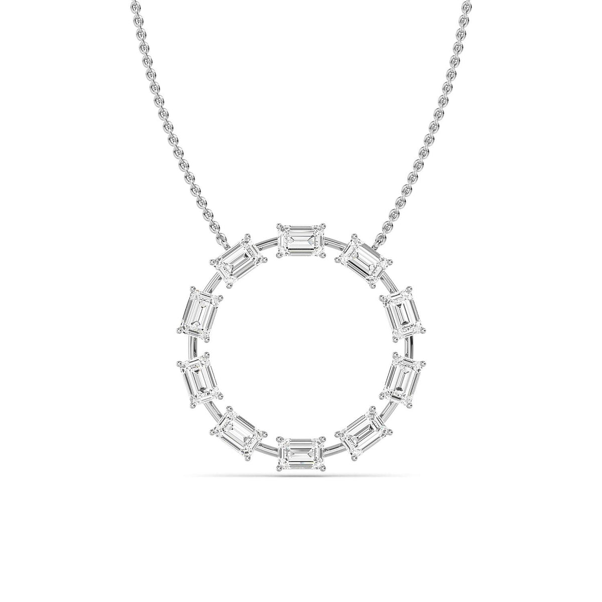 White Gold / 2.50ct Lab Grown Diamond Pendant