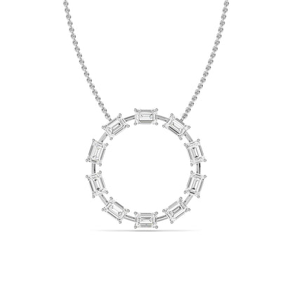White Gold / 2.50ct Lab Grown Diamond Pendant